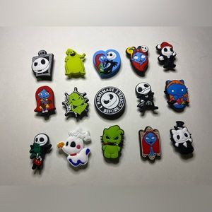 Nightmare Before Christmas Croc Charms Shoe Accessories 15 Pieces